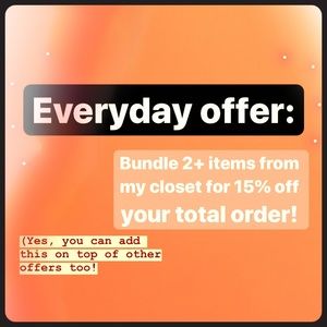 Additional 15% off when you bundle!